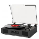 Record Player Bluetooth Turntable with Built-in