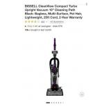 BISSELL CleanView Compact Turbo Upright Vacuum