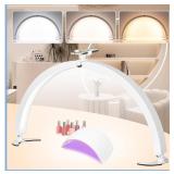HITTI 29in Half Moon Light for Nail Desk with
