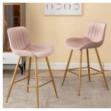 Pink Bar Stools Set of 2-24