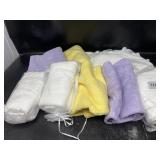 New lot of 9 turbie twist hair towels white