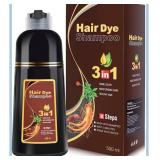 New MEIDU Dark Brown Hair Color Shampoo for Gray