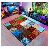 New Game Rug Teen Boys Carpet with Pixel Game