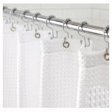 New GORILLA GRIP Waffle Shower Curtain, Thick