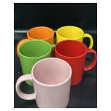 Coffee Mugs Set of 5 Pieces 12oz, Ceramic Cups