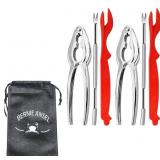 New 7Pcs Crab Claw Crackers and Tools Set,