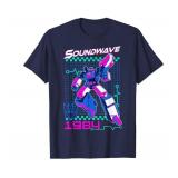 New Transformers Soundwave 1984 Retro Grid Logo