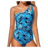 New Holipick One Shoulder One Piece Swimsuit for