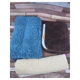 3pc Bathroom Floor Mats, Like New Opened