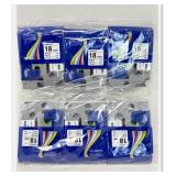 New (6) Label Maker Tape TZe-241 18mm Black on