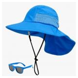 New Lot Of 3 Baby Sun Hat Toddler Kids Boys Girls