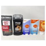 New Doedorants happy nuts, axe, and lumï¿½ in date