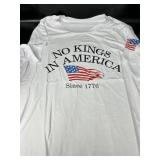 Size Medium America Flag T-Shirt for Women Summer