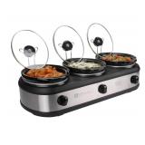 New TRU Triple Buffet Server - Three 2.5 Quart