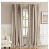 New DUALIFE Room Darkening Curtains Rod