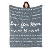 New Mothers Day Blanket Personalized Gifts for