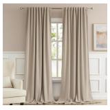 New DUALIFE Room Darkening Curtains Rod