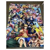 New anime inspired throw blanket approx 50x40ï¿½