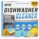 New Dishwasher Cleaner And Deodorizer Tablets -