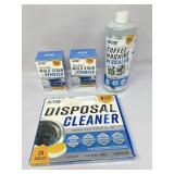 New 4pc Active Cleaning Products- coffee machine