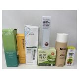 Health and beauty products are all used or
