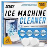 New ACTIVE Ice Machine Cleaner Maker Descaler -