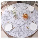 New Gorilla Grip Vinyl Round Tablecloth, Fitted