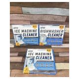 New (Lot of 3) Active ice machine and dishwasher