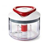 Lot of 2 Zyliss Easy Pull Food Chopper and Manual