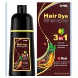 New Ivnil Dark Brown Hair Dye Shampoo 3 in 1 for