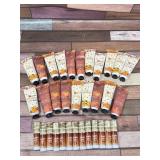 New 20pc travel hand lotion and 13pc pumpkin
