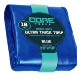 New 20 ft. x 40 ft. Blue 16 Mil Heavy Duty