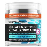 New Sealed SimplyVital Collagen, Retinol &