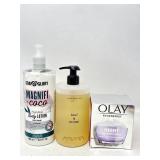 Health and beauty products, body lotion, body