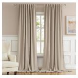 New DUALIFE Room Darkening Curtains Rod