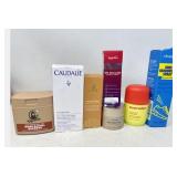Assorted health and beauty products, all sampled