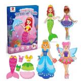 Mocoosy Magnetic Dress Up Dolls for Girls,