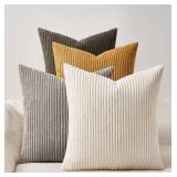 Topfinel Decorative Brown Throw Pillow Covers