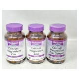 New (3) Bluebonnet Nutrition Calcium Magnesium