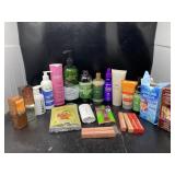 Health and beauty lot of assorted items that