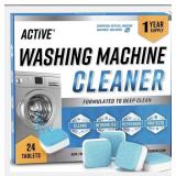 New pack of 2 Washing Machine Cleaner Descaler 24