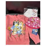 Lot of 3 PCs Kids Clothing Items, Includes Size