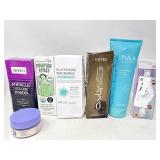 Health and beauty products, all sampled, or used