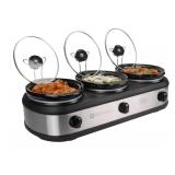 New TRU Triple Buffet Server - Three 2.5 Quart