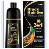 New Ivnil Black Hair Dye Shampoo 3 in 1