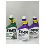 Lot of 3 RMR Solutions Cleaning Products,