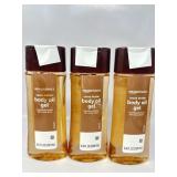 New (3) Amazon Basics Body Oil Gel with Cocoa