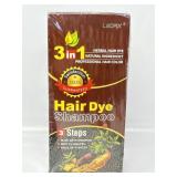 New Hair Dye shampoo, Leorx 3 In 1 Brown Color