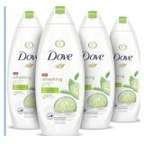 New Dove Refreshing Body Wash Cucumber and Green