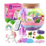 New Unicorn Light-Up Terrarium Kit for Kids - LED